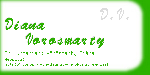 diana vorosmarty business card