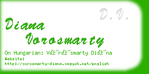 diana vorosmarty business card